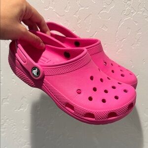 CROCS Kids Vibrant Pink Sandals